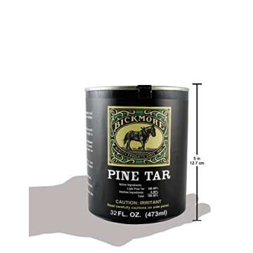 Bickmore Pine Tar 32oz - Hoof Care Formula for Horses