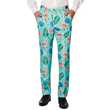Tropical Flamingo Suit for Men - Vibrant Style for Parties