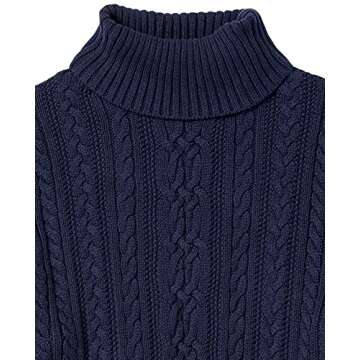 Fisherman Cable Turtleneck Sweater for Women