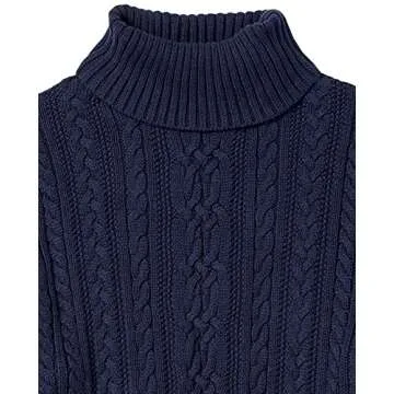 Fisherman Cable Turtleneck Sweater for Women