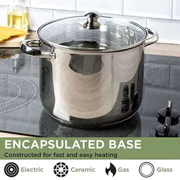 Ecolution 8-Quart Stock Pot for Versatile Cooking