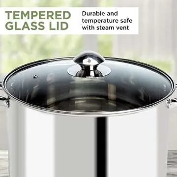 Ecolution 8-Quart Stock Pot for Versatile Cooking
