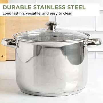 Ecolution 8-Quart Stock Pot for Versatile Cooking