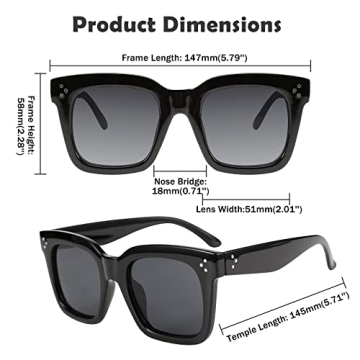 FEISEDY Vintage Butterfly Sunglasses UV 400 Protection