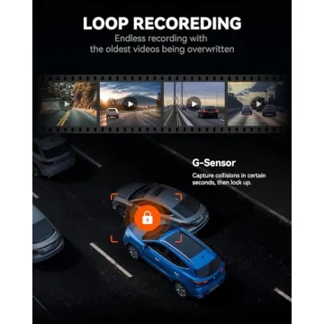 4K Mirror Dash Cam with Dual Cameras & Parking Assistance