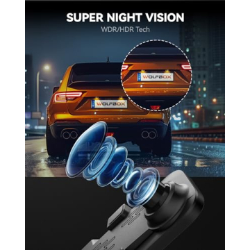 4K Mirror Dash Cam with Dual Cameras & Parking Assistance