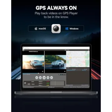 4K Mirror Dash Cam with Dual Cameras & Parking Assistance