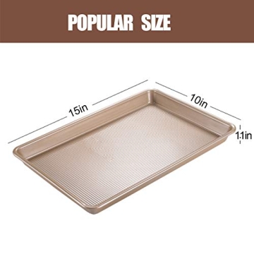 JOHO BAKING Nonstick Cookie Sheet Set for Baking All Ages