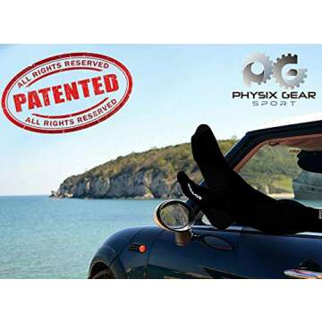 Physix Gear Compression Socks - Best Men & Womens Compression Socks for Circulation, Running, Nurses...