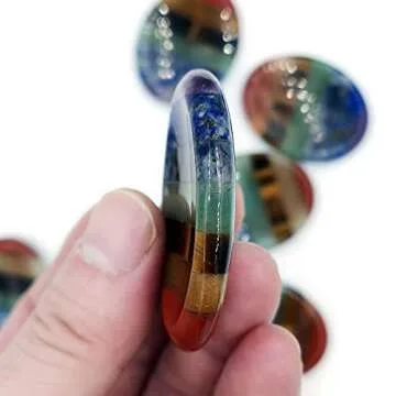 SHARKOOO Thumb Worry Stone for Anxiety Relief and Meditation
