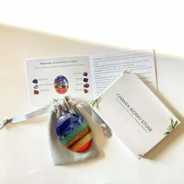 SHARKOOO Thumb Worry Stone for Anxiety Relief and Meditation