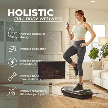 Sunny Health & Fitness 4D Vibration Plate for Toning