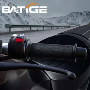 Heated Motorcycle Handlebar Cover with 3 Temperature Settings