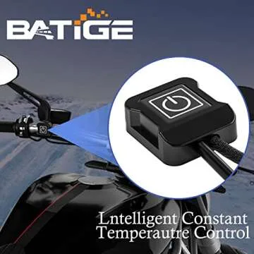 Heated Motorcycle Handlebar Cover with 3 Temperature Settings