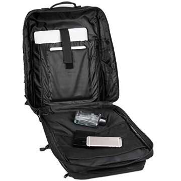 GZ XINXING 3 Day Hiking Molle Assault Pack Military Tactical Army Rucksack Backpack Bug Out Bag Daypack For Hunting Camping Hiking Traveling (Black1)