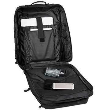 GZ XINXING 3 Day Hiking Molle Assault Pack Military Tactical Army Rucksack Backpack Bug Out Bag Daypack For Hunting Camping Hiking Traveling (Black1)