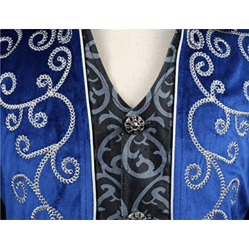 Crubelon Men's Steampunk Tailcoat Jacket for Costume