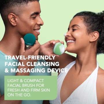 FOREO LUNA 4 go Face Cleansing Brush & Firming Massager - Premium Face Care - Enhances Absorption - ...