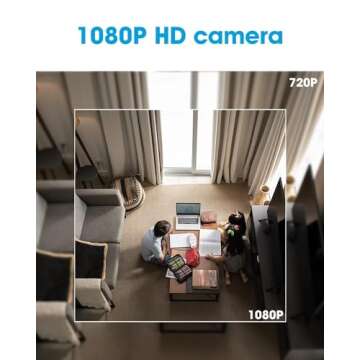 Braosusner HD Smoke Detector Hidden Camera Wireless 1080P