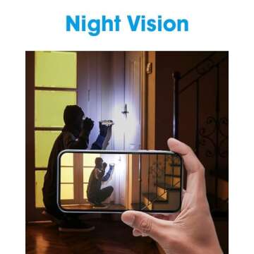 Braosusner HD Smoke Detector Hidden Camera Wireless 1080P