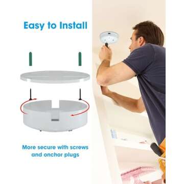 Braosusner HD Smoke Detector Hidden Camera Wireless 1080P