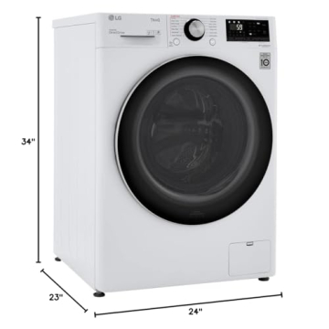LG 24" Smart Washer/Dryer with Wi-Fi & 14 Cycles