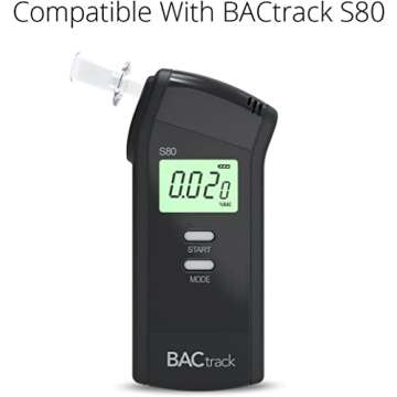 BACtrack Professional Breathalyzer Mouthpieces (500 Count) | Compatible with BACtrack S80, Trace, Sc...