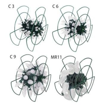 Sattiyrch Christmas Light Storage Bag with 4 Metal Reels