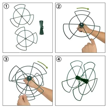 Sattiyrch Christmas Light Storage Bag with 4 Metal Reels