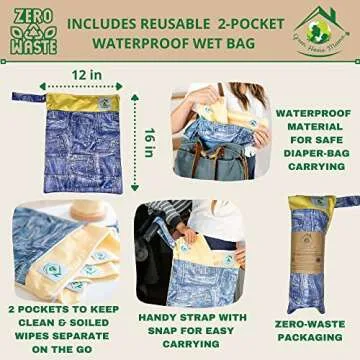 Eco-Friendly Reusable Paper Towels Pack for Sustainable Living