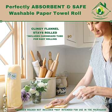 Eco-Friendly Reusable Paper Towels Pack for Sustainable Living