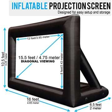 Inflatable Theater Projector for Outdoor Fun