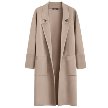 LILLUSORY Women's Long Dressy Cardigan Sweaters Oversized Coatigan for Winter