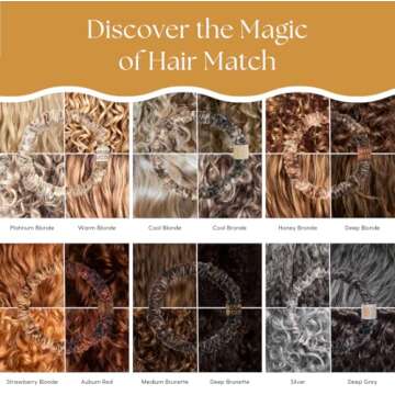 Authentic Mulberry Silk Skinny Hair Match Scrunchies for Women, Anti Breakage Hair Ties for Curly Th...