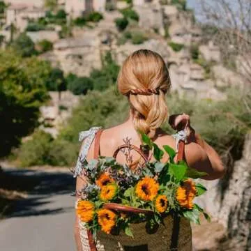 France Luxe Narrow Rectangle Volume Barrette - Opera Silver