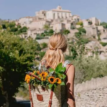 France Luxe Narrow Rectangle Volume Barrette - Opera Silver