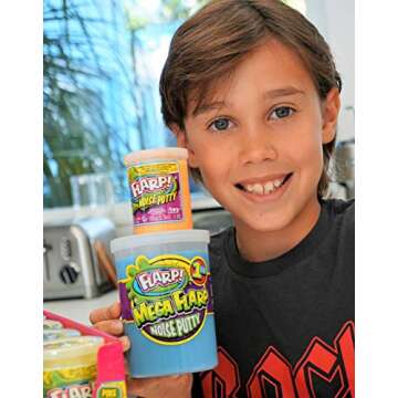 JA-RU Mega Flarp Noise Putty for Fun Fidgets and Gifts