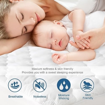 Waterproof Queen Mattress Protector - Breathable & Comfortable
