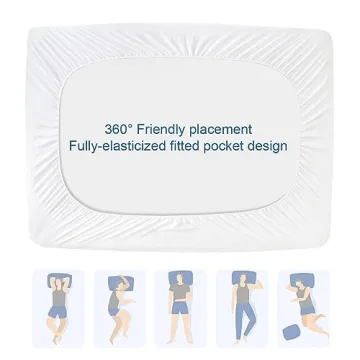 Waterproof Queen Mattress Protector - Breathable & Comfortable