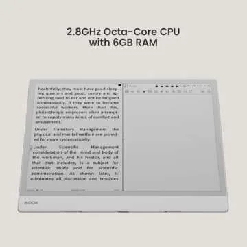 BOOX Tablet Note Max 13.3 No Frontlight B/W ePaper Notebook Carta 1300 300 PPI 6G 128G