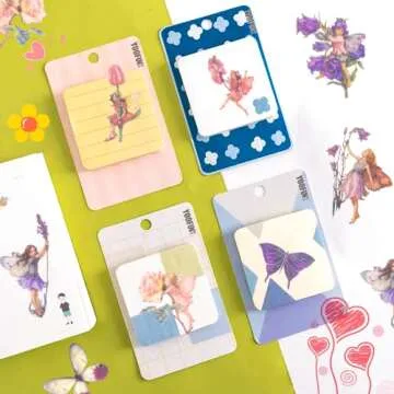 Magical 90 Pieces Flower Fairy Stickers for Crafts