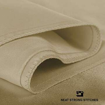 ShopBedding Satin Pillowcase with Zipper, for Hair and Skin Care, Feels Soft and Cool Like a Silk Pillowcase, Satin Pillow Cases 2 Pack, Slik Pillow Cover, Champagne, Queen, Set of 2 - Blissford