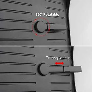 Tomorotec Dish Rack - Stylish Rose Gold Kitchen Essential