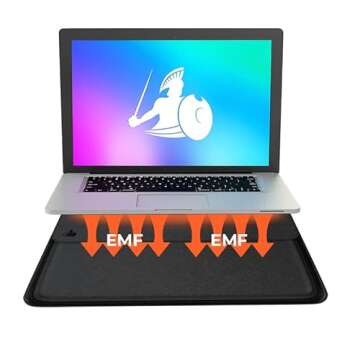 DefenderShield EMF Protection Laptop Sleeve & 5G Radiation Blocker Case - Notebook Computer EMF Bloc...