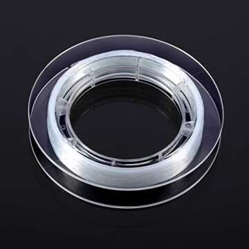 Tatuo 200 m Clear Nylon Invisible Thread for Crafting, Decoration, and Beading