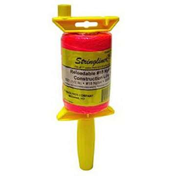 STRINGLINER Company Stringliner-25462 25462 Twisted 500-Feet Construction Line, Fluorescent Pink, 50...