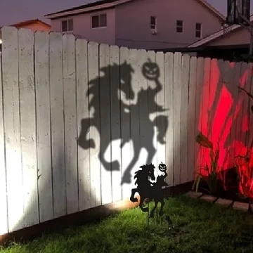 Halloween Yard Signs - Scary Headless Horseman Decor