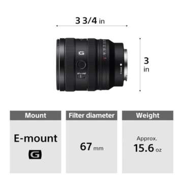 Sony FE 24-50mm F2.8 G Lightweight Zoom Lens