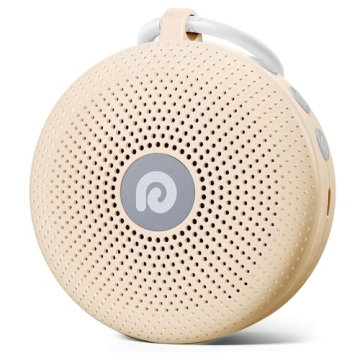 Dreamegg White Noise Machine - Portable Sound Machine for Baby & Adult with 21 Soothing Sounds, Powe...