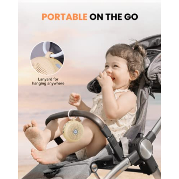 Dreamegg Portable Sound Machine for Babies and Adults